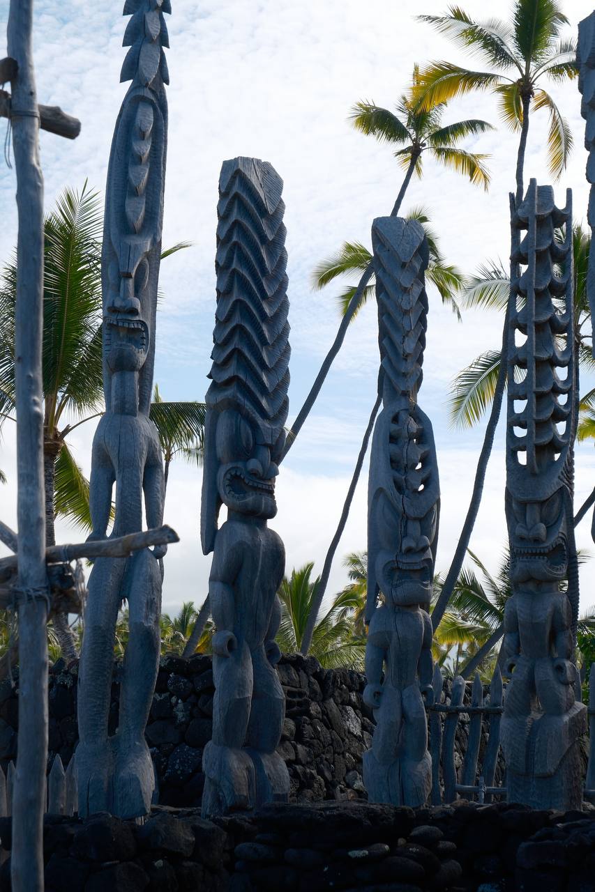 Ki'i Statues Close up