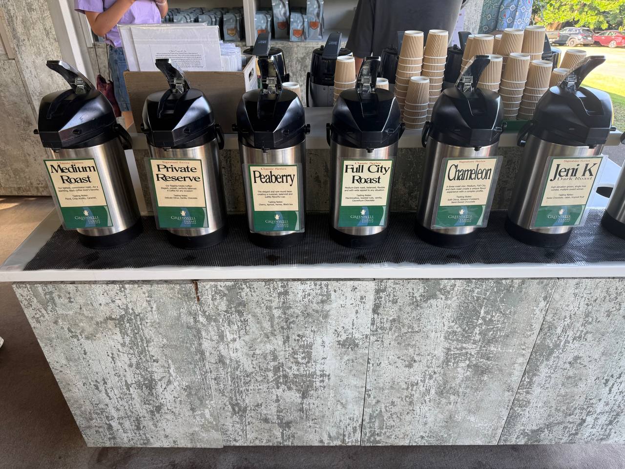 Greenwell Farms Coffee Tasting