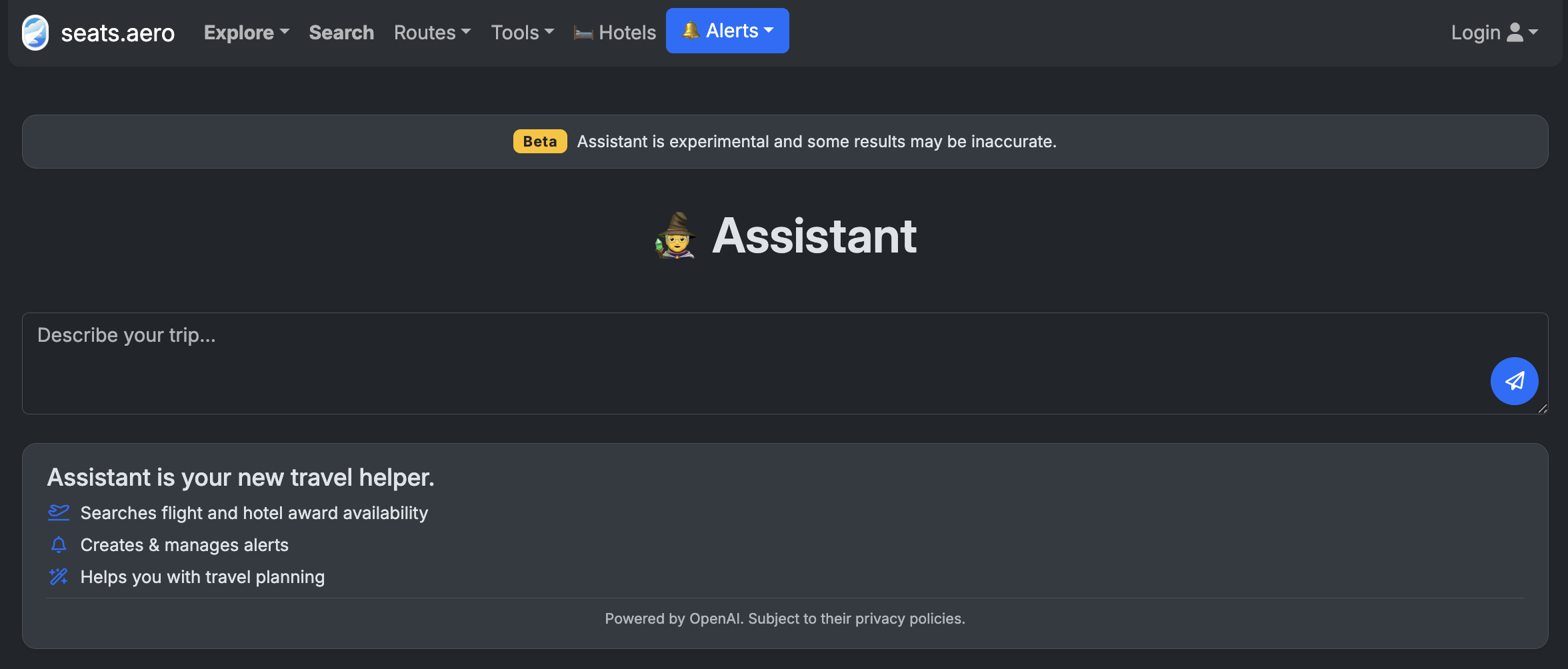 seats.aero/chat：里程票搜尋的 AI 小幫手（實測心得）