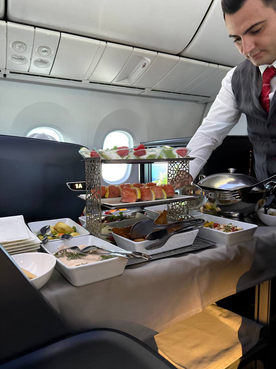 空中主廚與手推車服務